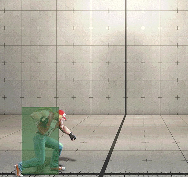 弱 ライジングタックル ヒットボックス